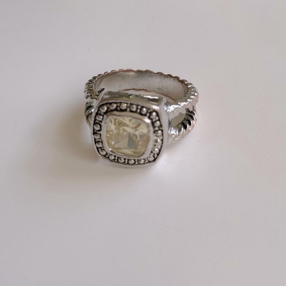 Double Cable band,  Cocktail ring  sz 8 - Picture 2 of 5